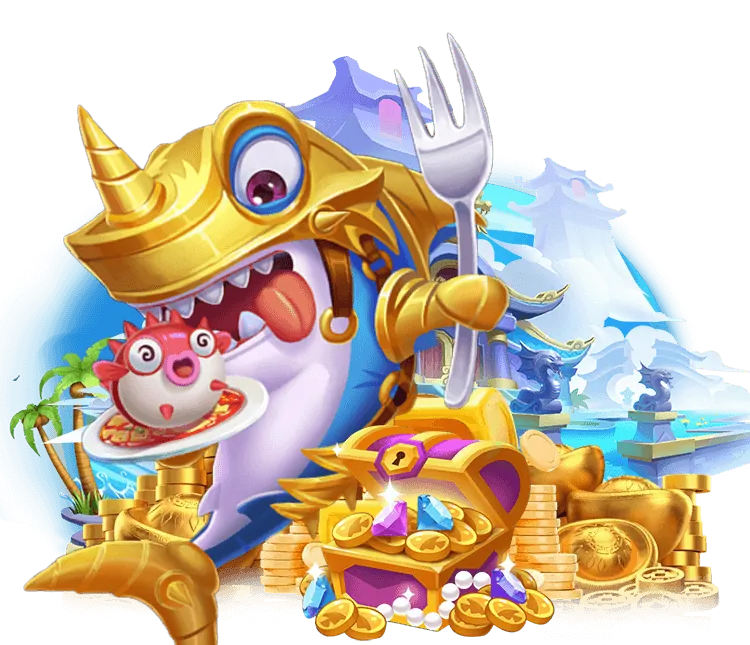 Giao diện game bắn cá đổi thưởng với nhiều loài cá